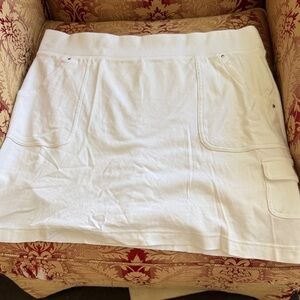 White Skort with Pockets.